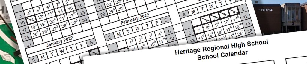 School Calendar - Heritage Regional High School